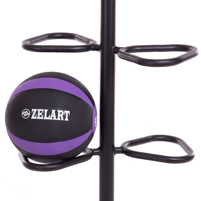 Стойка для медболов 166 см Zelart 2671 Киев - изображение 7