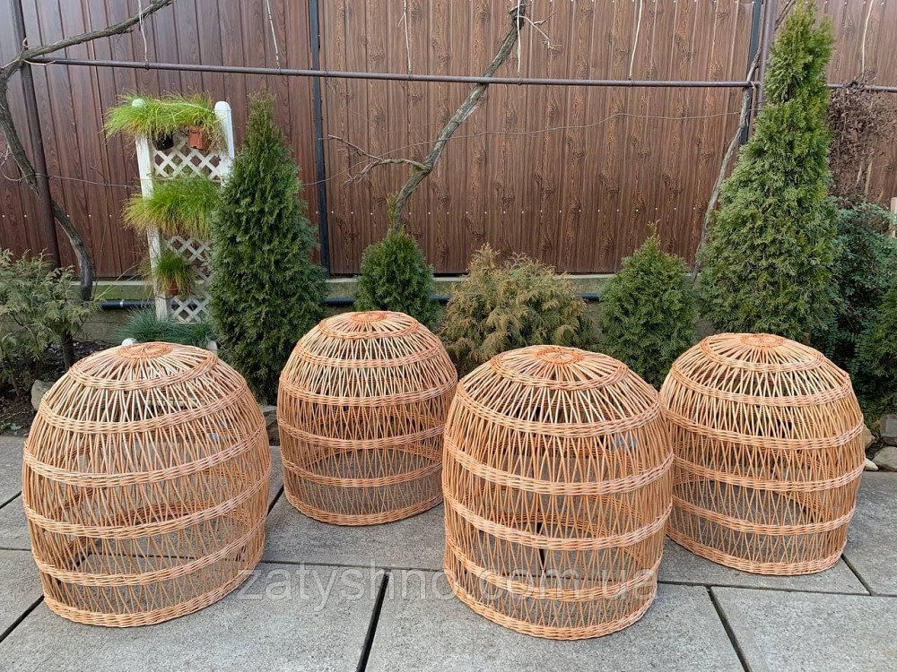 Плетеная люстра в виде большого шара Киев - изображение 2