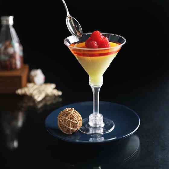 Набор бокалов для мартини 135 мл, 10 шт, многоразовые, пластиковые, прозрачные для коктейлей с съёмной ножкой Каменец-Подольский