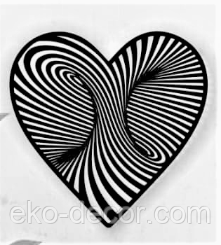 Декоративне настінне Панно «Серце»  Декор на стіну Київ