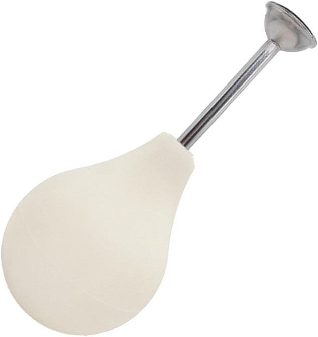 Кулька-розпилювач Brauser 224 мл біла діаметр 79 мм знімна сталева голівка для вологого валяння інструмент для валяння знімний Київ - фото 7