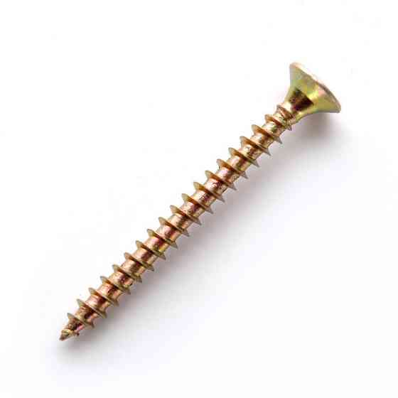 Саморез универсал. 4,0*40 с потайной головкой цинк желтый (пач. 10 шт.) Харьков