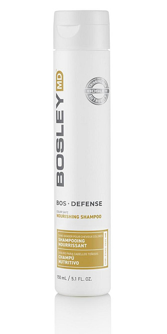 Набір для попередження стоншення волосся (поживний шампунь, кондиціонер для обʼєму, ущільнюючий догляд) BOS Defense BOSLEY Дніпро - фото 4