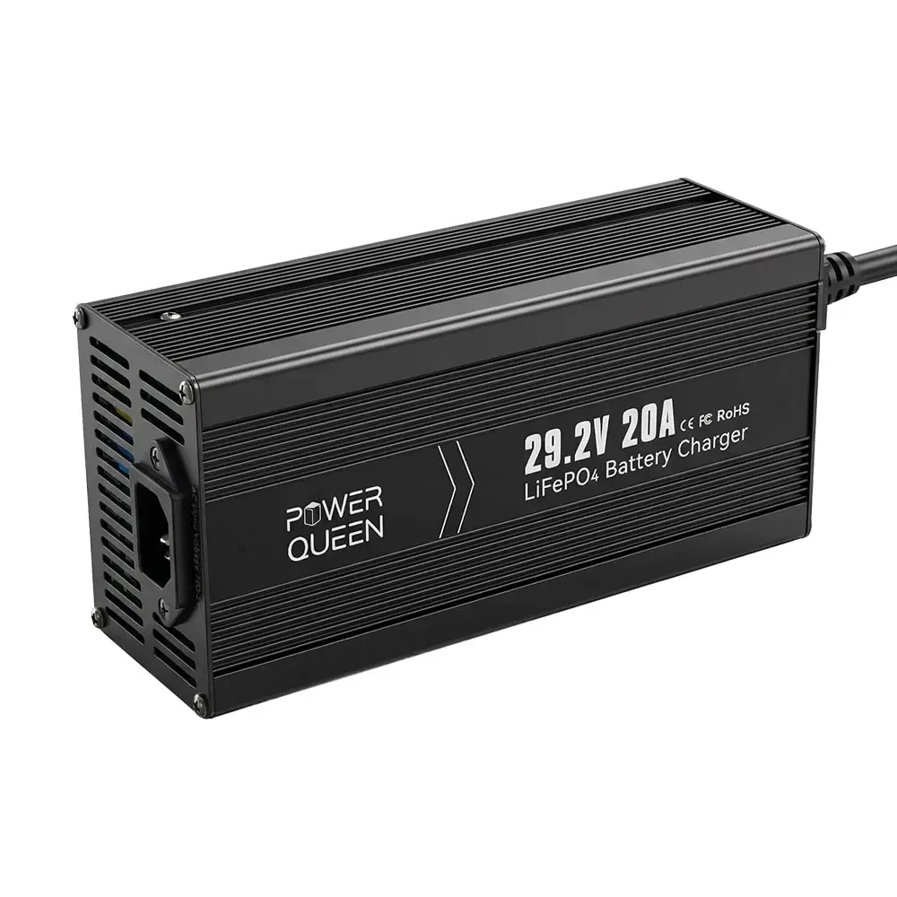 Зарядний пристрій для акумуляторних батарей LiFePO4 29.2V/20A Power Queen P24V20A-BCHA-MINI-X (44-00530) Київ - фото 12