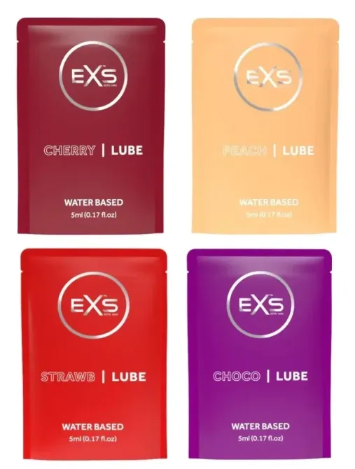 Набор из 20 шт ароматизированных универсальных гелей-лубрикантов EXS Flavoured Lube Sachets, 20х5 ml Sex Aura Киев - изображение 3