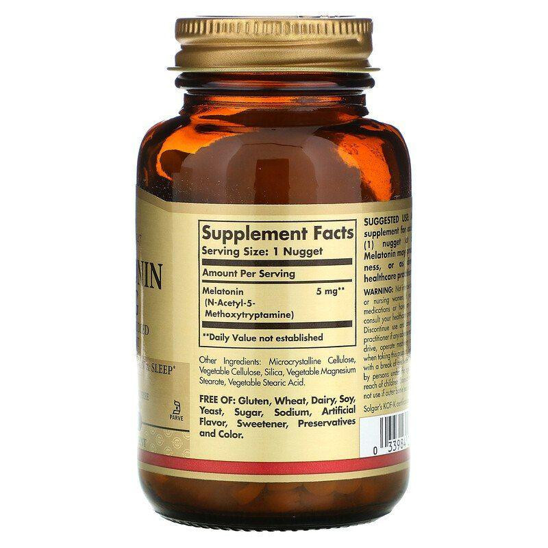 Solgar Melatonin 5 мг 120 таблеток для разжевывания Киев - изображение 4