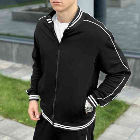 Спортивний костюм чоловічий. Чорний спортивний чоловічий костюм. Комплект штани та кофта Pobedov Ultra Київ