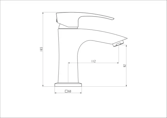 Змішувач для умивальника GAPPO G1007 хром Київ