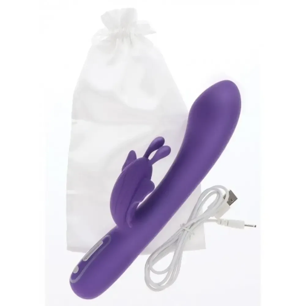 Вібратор-кролик з метеликом Toy Joy Fabulous Butterfly Vibrator Sex Aura Київ - фото 4