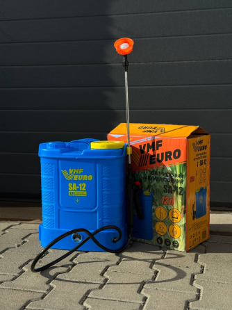 Ранцевый аккумуляторный опрыскиватель VMF EURO SA-12 (12 литров) 12В/8Ач Киев