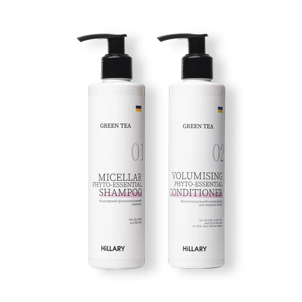 Набір для жирного типу волосся Green Tea Phyto-essential Hillary Київ - фото 1
