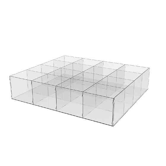 Коробка акриловая EKOSTAR 600х520х130 16 ячеек Киев
