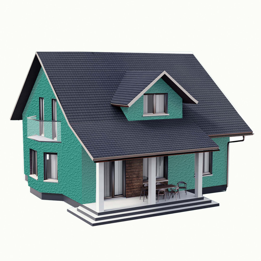 Цветная Краска - Грунт акриловая с кварцевым песком SkyLine 3040-B80G Чирок 14 кг Харьков - изображение 5