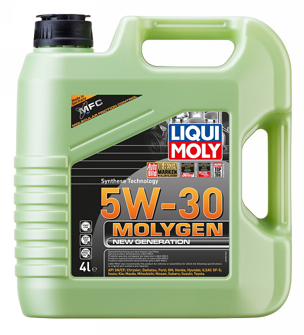LIQUI MOLY 9089 Molygen New Generation 5W-30 — Інноваційна HC-синтетична моторна олива | Захист двигуна, економія пального та макс Ковель - фото 1