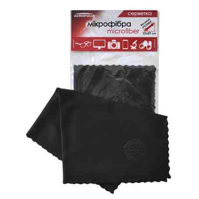 Салфетки Acropolis A-90/12 microfiber 29*22см black, поштучно (A90-12BK) Винница