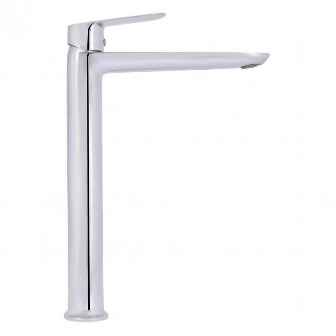 Змішувач для раковини Qtap Evia QTEVI269CRM47577 (k30), одноважільний, високий, Chrome Харків - фото 4