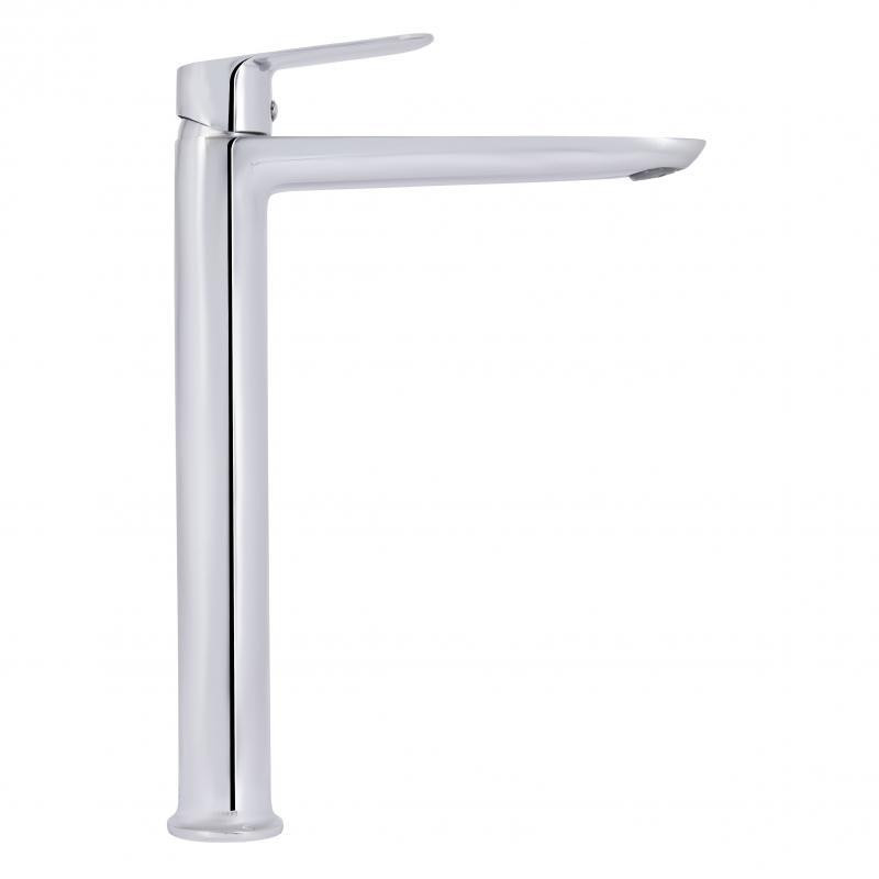 Смеситель для раковины Qtap Evia QTEVI269CRM47577 (k30), однорычажный, высокий, Chrome Харьков - изображение 4