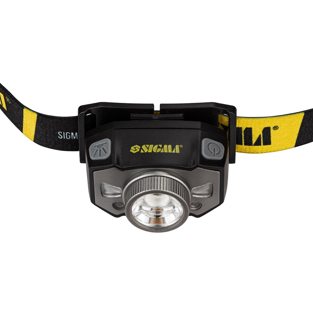 Sigma LED фонарь налобный аккумуляторный 300Лм 1200мАч с сенсором и фокусировкой SIGMA (5390251 Киев - изображение 7