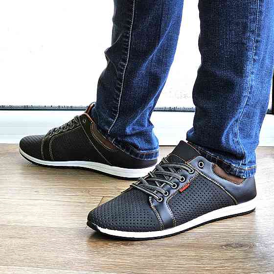 Мужские Мокасины Летние Кроссовки Сеточка Черные (размеры: 40,41,42,43,44,45) Видео Обзор - 14-1 Днепр