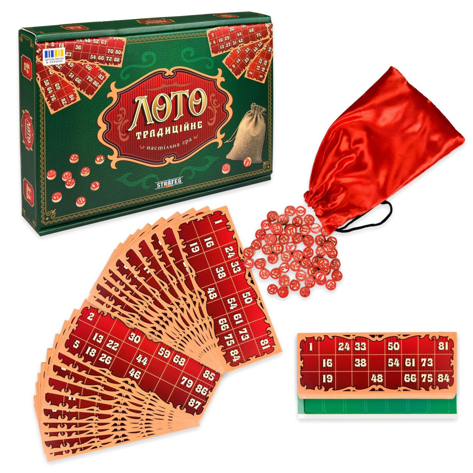 Настільна гра "Традиційне Лото" 30488 бочки 90 штук Вінниця - фото 2