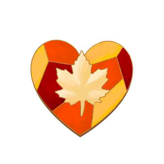 Заготовка броши для раскрашивания 