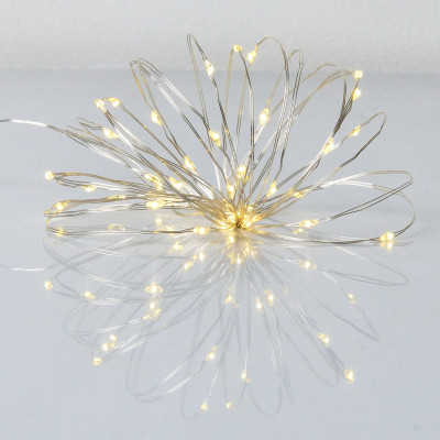 Гирлянда YES! Fun Нить на медной проволоке 40 LED Тепло-белая 4 м Статичная На батарейках (975027) Винница - изображение 1