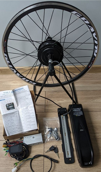 Електронабір для велосипеда 500w 36-48v Bafang редукторный. Харків - фото 3