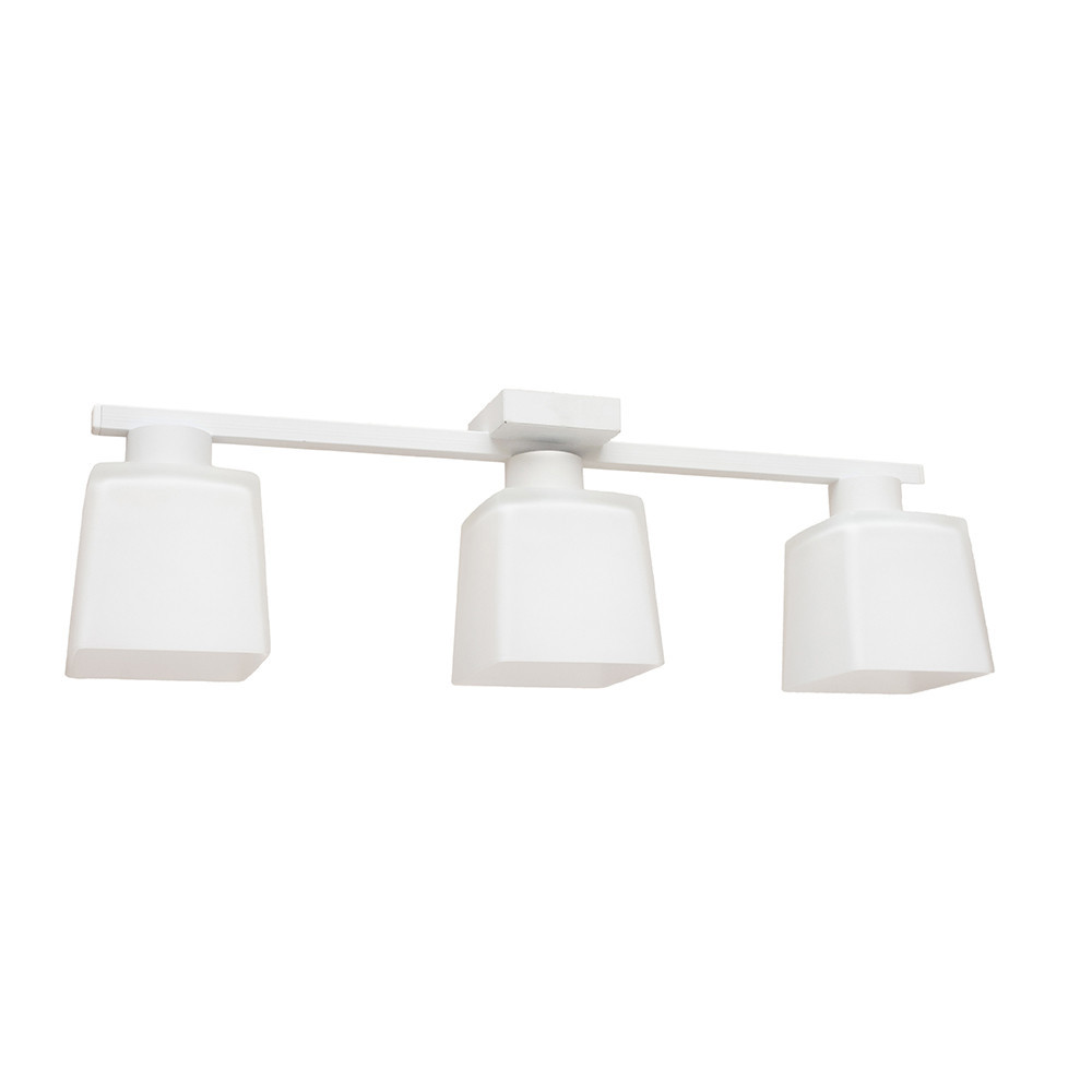 Люстра потолочная на три плафона MSK Electric Sakura под лампы Е27 белая NL 16510-3 WH Одесса - изображение 4