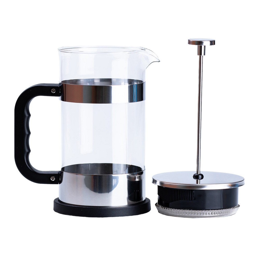 TS Kitchen Заварник для чаю з френч пресом скляний 1л Київ - фото 2