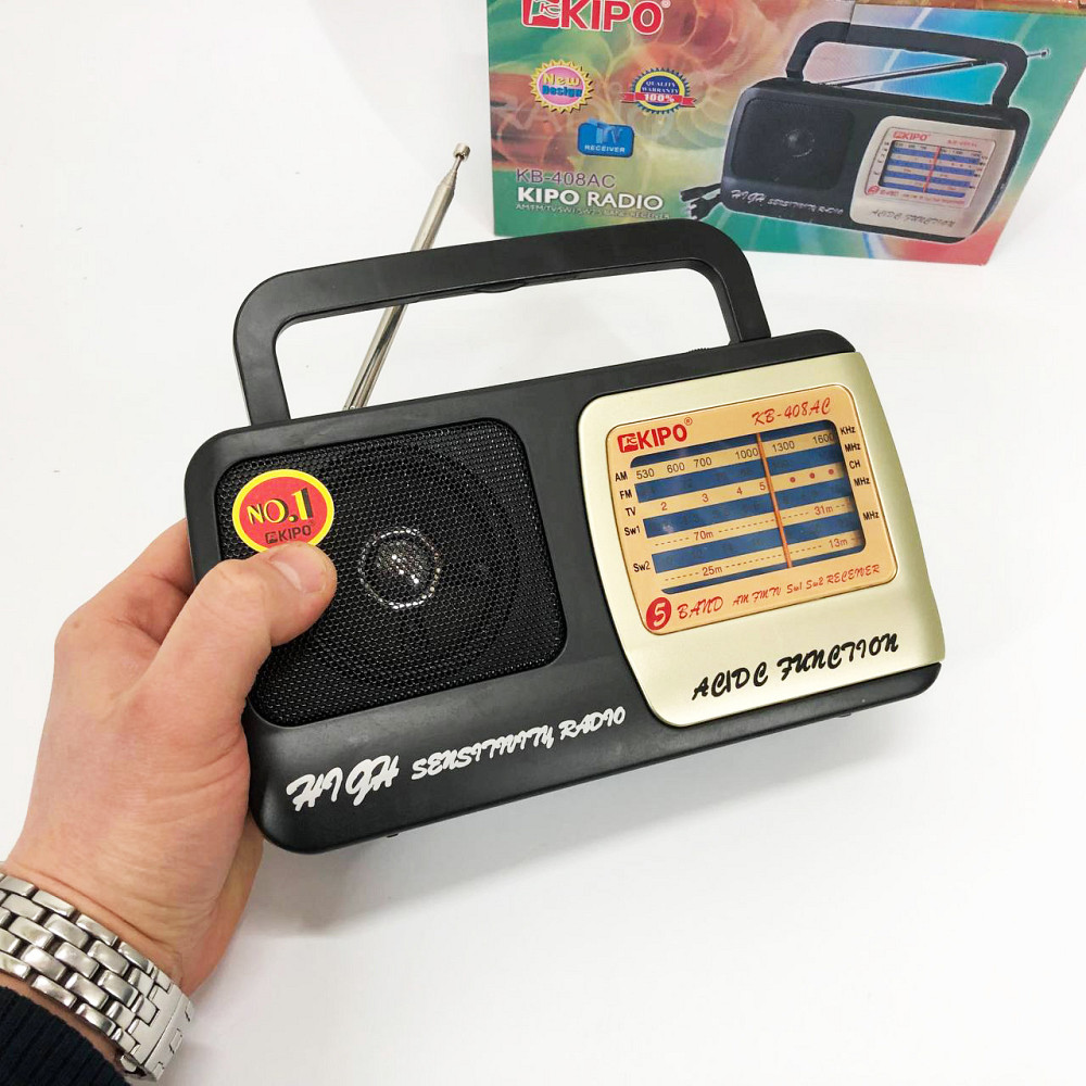 Портативний приймач для любителів радіо, Фм радіоприймач з телескопічною антеною, Ретрорадіо VB-59 Львів - фото 13