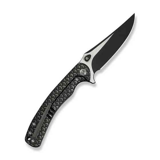 Ніж складаний туристичний Weknife Dracarys, (9.1 см) Böhler M390 / титан 6AL4V чорний Київ
