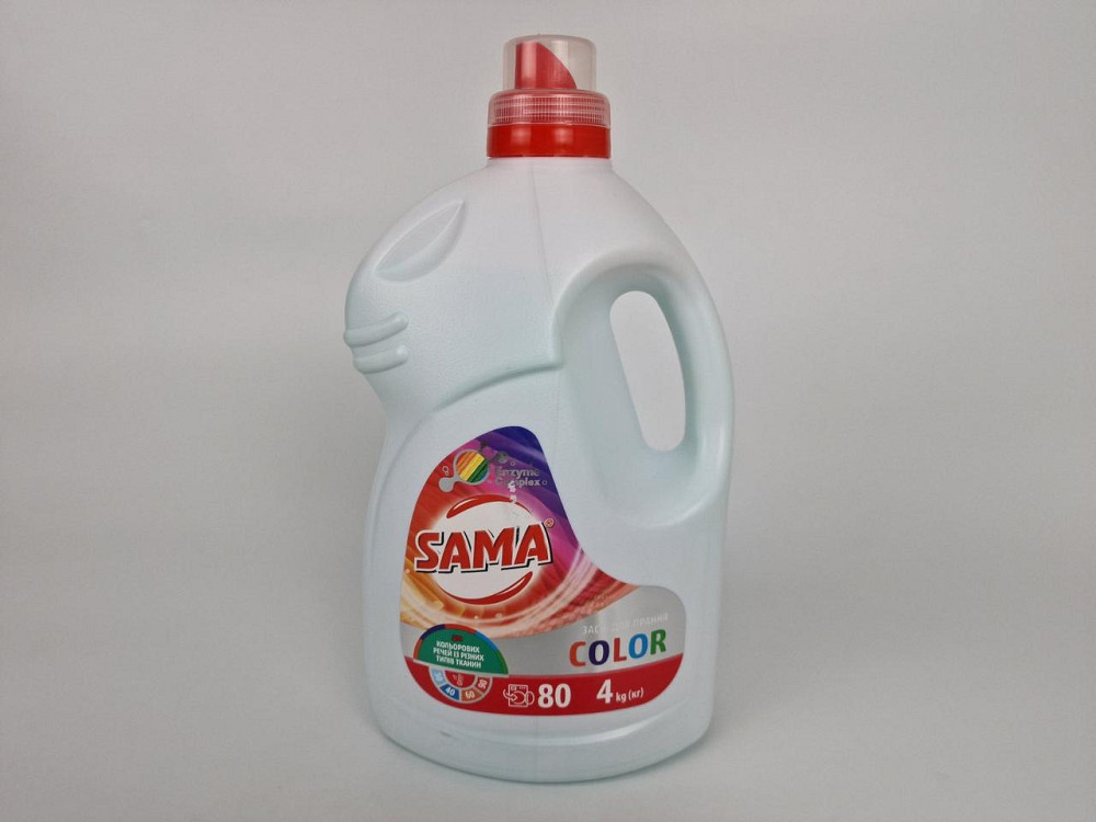 Гель для прання (4 кг) "COLOR" SAMA для кольорових тканин (1 шт.) Харків - фото 4