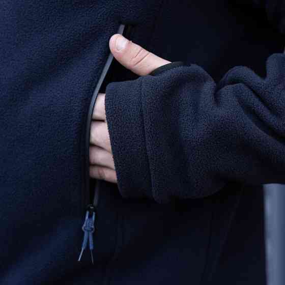 Толстовка мужская флисовая на молнии Pobedov Explorer синяя Киев