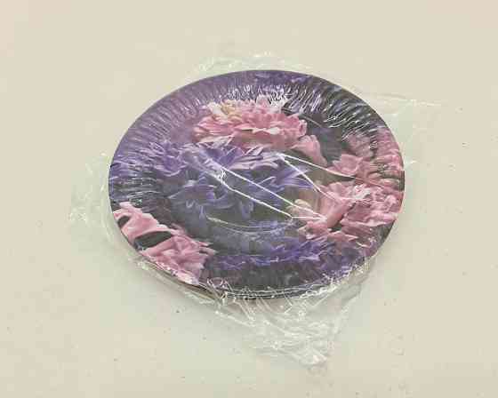 Бумажная тарелка с рисунком  18см