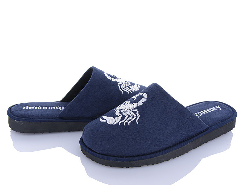 Чоловічі домашні капці сині Скорпіон Господар Будинку Одеса - фото 2
