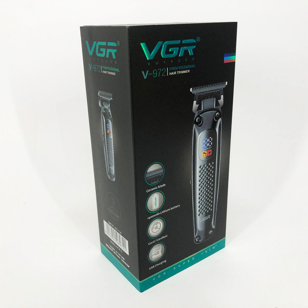 Тример для самостійної стрижки волосся VGR, Універсальний тример для чоловіків скронь OP-80 Київ - фото 15