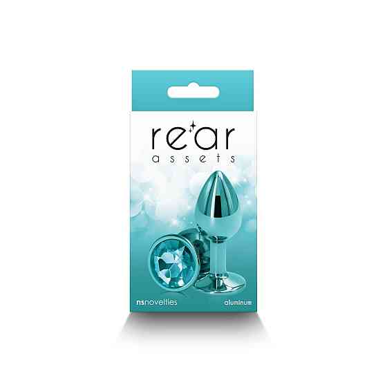Анальная пробка NS Novelties Rear Assets - Small - Teal Sex Aura Киев