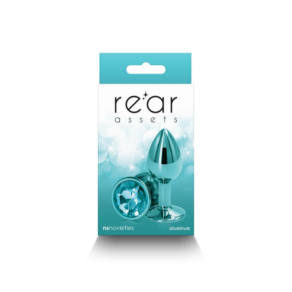 Анальная пробка NS Novelties Rear Assets - Small - Teal Sex Aura Киев - изображение 3