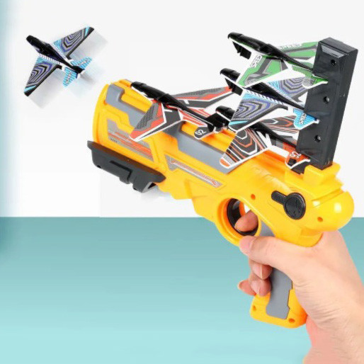 Детский игрушечный пистолет с самолетиками Air Battle катапульта с летающими самолетами (AB-1). OE-334 Цвет: Киев - изображение 7