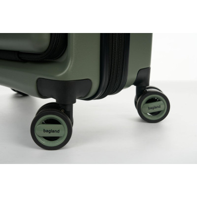 Чемодан Bagland маленька 40 л хакі (1140721770) Винница - изображение 3