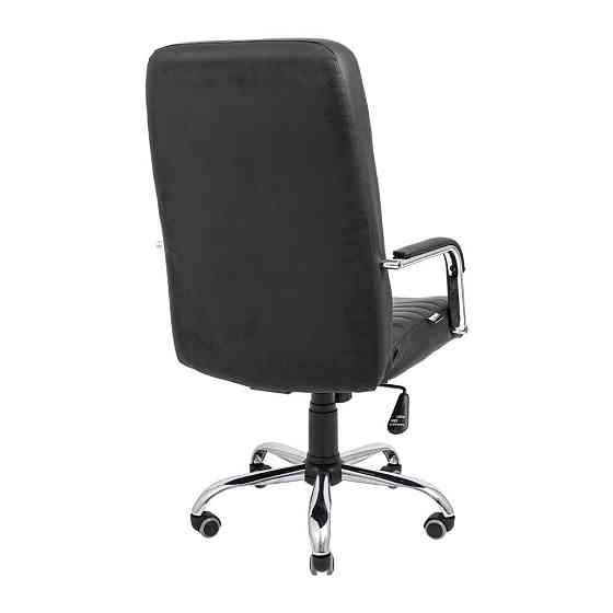 Офісне крісло керівника Richman Prius Хром M2 Anyfix Чорний Дніпро