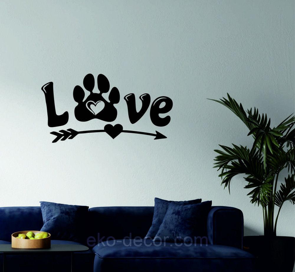 Декоративне настінне 3D Панно «LOVE » Декор на стіну з об'ємом Київ - фото 2