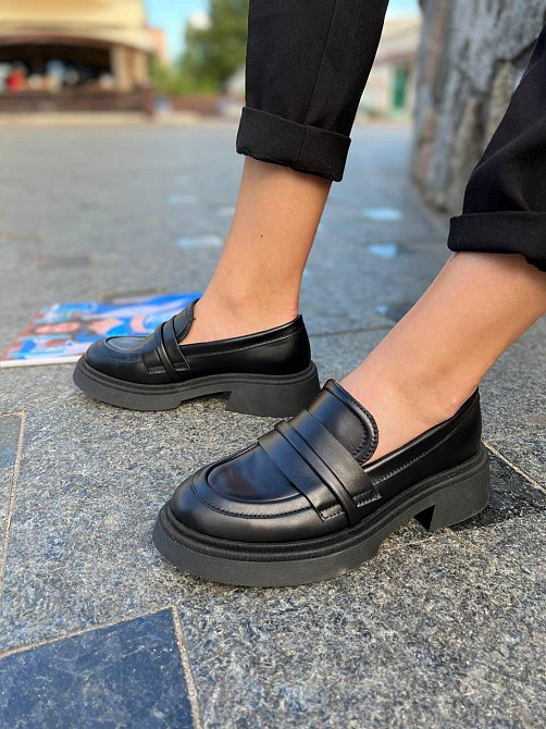 SANTINI Туфлі жіночі SANTINI чорні натуральна шкіра 36-39 ( -11) Коломия - фото 1