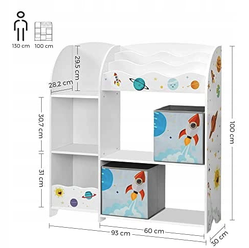 Стелаж-органайзер Leobert Dreamer + 2 ящика кубіка Киев - изображение 3