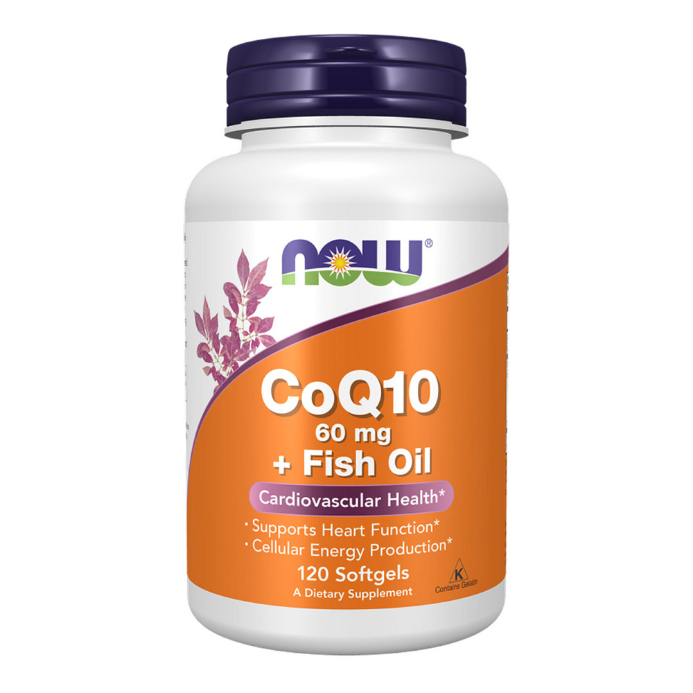 CoQ10 60mg + Fish Oil - 120 sgels (Пошкоджена банка) Київ - фото 1