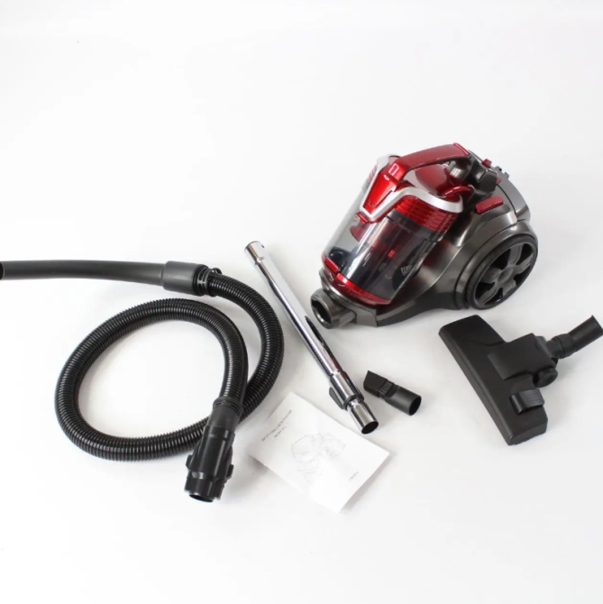 Контейнерний пилосос Crownberg CB-0114 3000Вт циклонний фільтр 3 л безмішковий, червоний, побутовий Одеса - фото 4