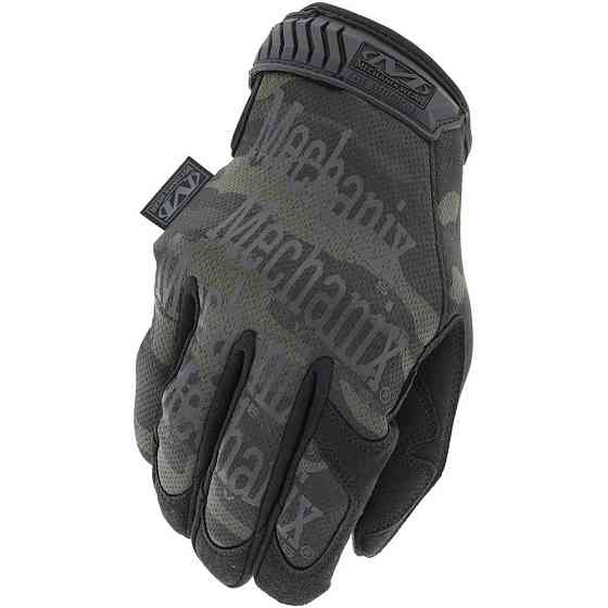 Тактические перчатки Mechanix Original (Черный камуфляж) XL Киев