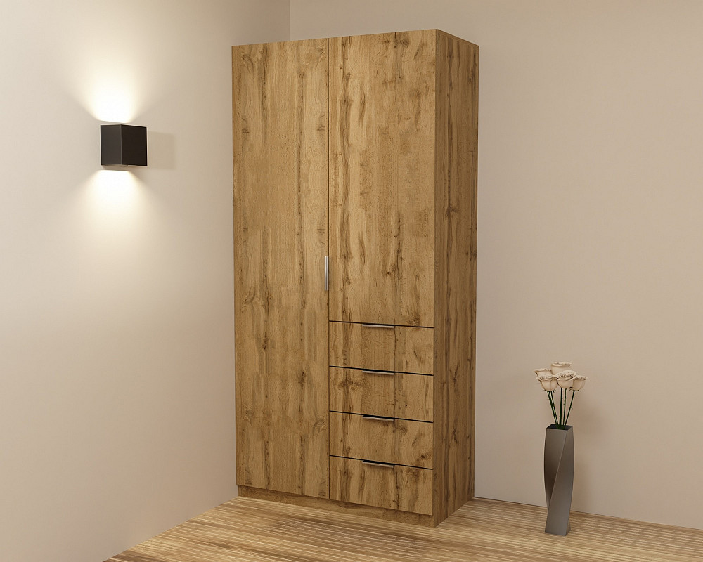 Шкаф Кристалл 1, Дуб Аппалачи, 1000х520х2100 Львов - изображение 2