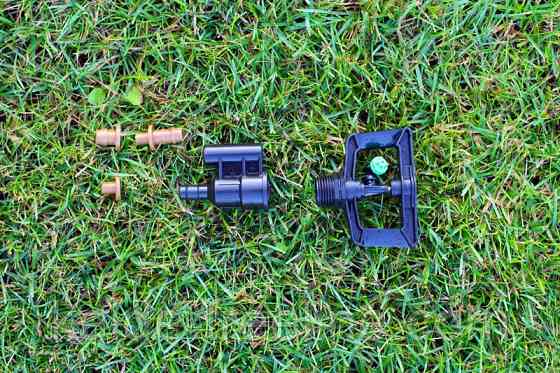 Дощувач Presto-PS зрошувач круговий регульований Римський фрегат на ніжці (SP-3103) Харьков