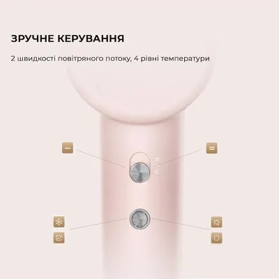 Фен Dreame Gleam Pink (AHD12A-PK) Винница - изображение 8